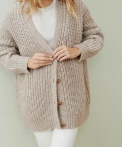Jenni Kayne Alpaca Cocoon Cardigan Oatmeal Clearance