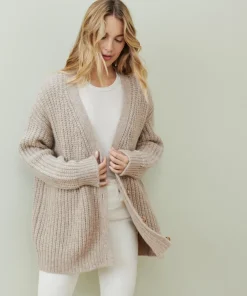 Jenni Kayne Alpaca Cocoon Cardigan Oatmeal Clearance