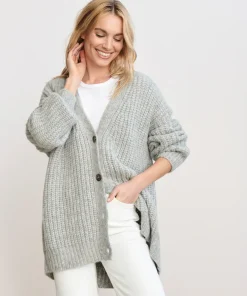 Jenni Kayne Alpaca Cocoon Cardigan Grey Sale