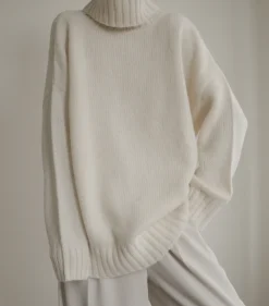Jenni Kayne Alpaca Cocoon Turtleneck Ivory Online