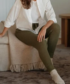 Jenni Kayne Alpaca Fisherman Sweatpant Olive Sale