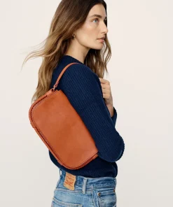 Jenni Kayne Baguette Shoulder Bag Cognac Hot