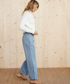 Jenni Kayne Bianca Pant Vintage Blue Stripe Best
