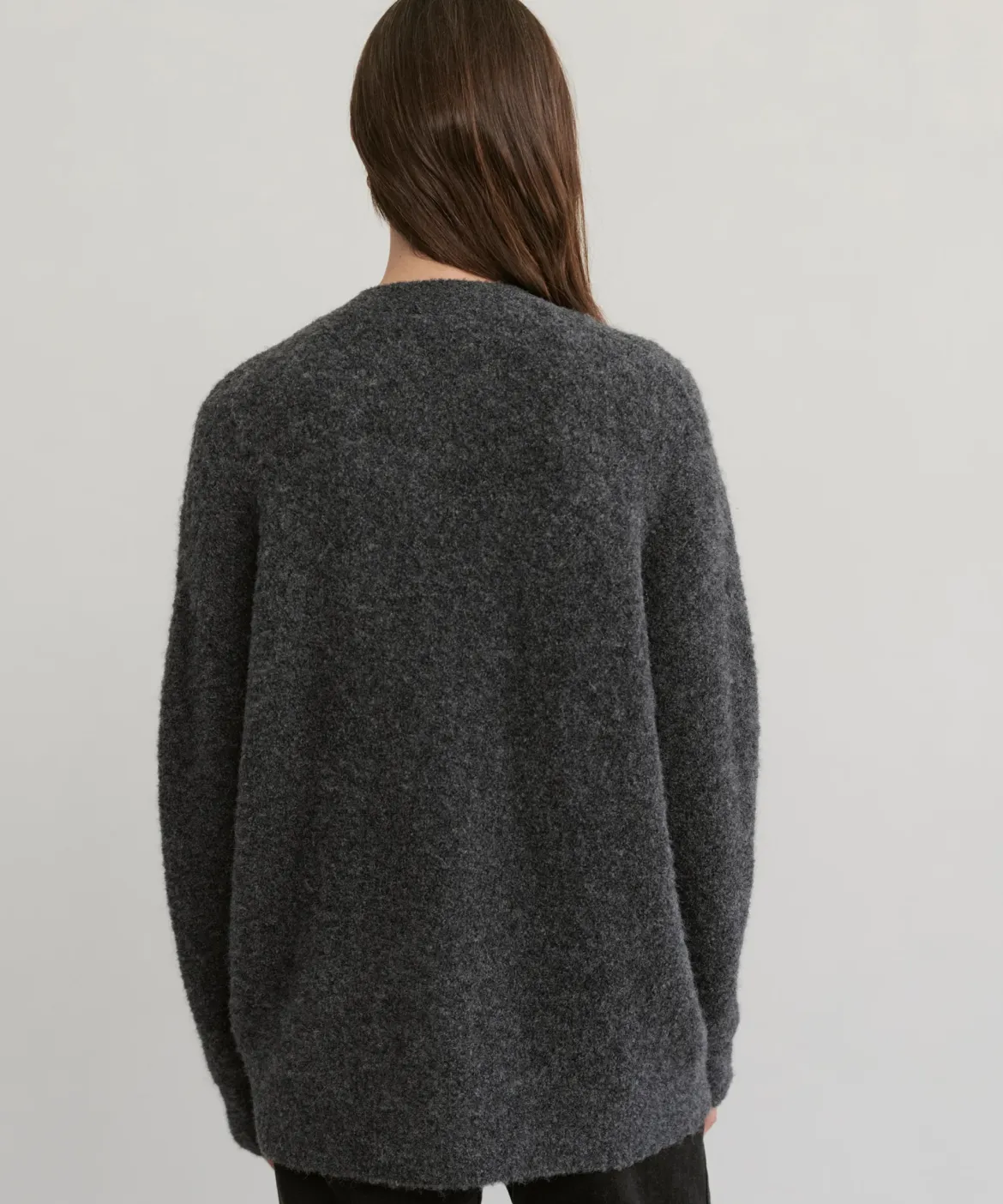 Jenni Kayne Boucle Cocoon Cardigan Charcoal Online