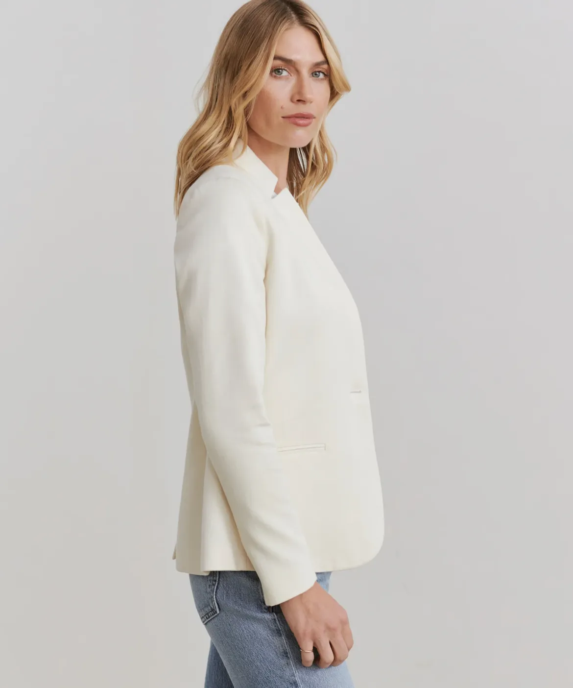 Jenni Kayne Boy Blazer Cream Best