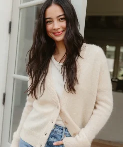 Jenni Kayne Boyfriend Cardigan Sand Hot
