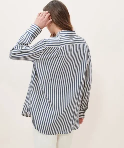 Jenni Kayne Boyfriend Shirt Ink Stripe Sale