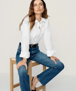 Jenni Kayne Boyfriend Shirt White Discount