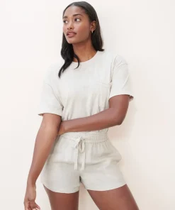 Jenni Kayne Breeze Shorts Natural Sale