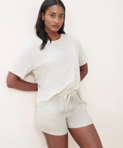 Jenni Kayne Breeze Shorts Natural Sale
