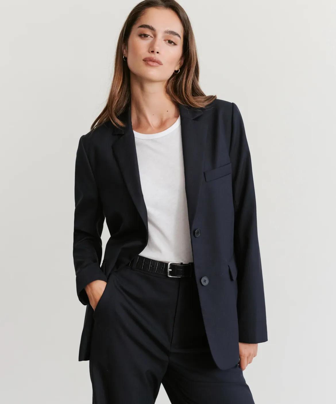 Jenni Kayne Brentwood Blazer Dark Navy Sale