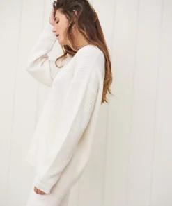 Jenni Kayne Cabin Sweater Ivory Clearance