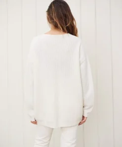 Jenni Kayne Cabin Sweater Ivory Clearance