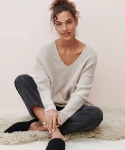 Jenni Kayne Cabin Sweater Oatmeal Outlet