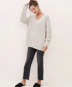 Jenni Kayne Cabin Sweater Oatmeal Outlet