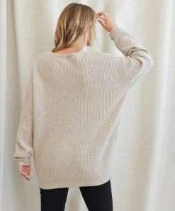 Jenni Kayne Cabin Sweater Oatmeal Outlet