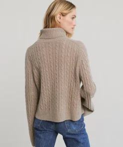 Jenni Kayne Cable Nell Turtleneck Taupe Sale
