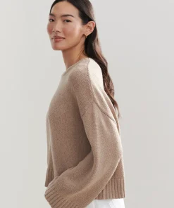 Jenni Kayne Cameron Crewneck Oatmeal Outlet