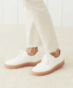 Jenni Kayne Canvas Skater Sneaker Cream Discount