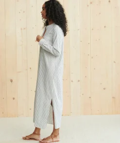 Jenni Kayne Capri Caftan Dress Navy Stripe Hot