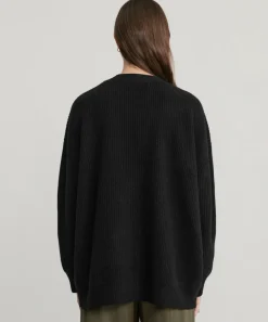 Jenni Kayne Cashmere Cocoon Cardigan Black New