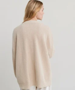 Jenni Kayne Cashmere Cocoon Cardigan Oatmeal Online