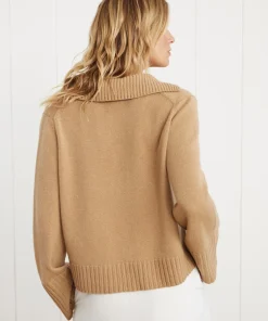 Jenni Kayne Cashmere Frances Polo Camel Sale