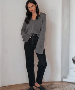 Jenni Kayne Cashmere Frances Polo Thunder Outlet