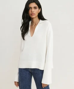Jenni Kayne Cashmere Frances Polo Ivory Discount