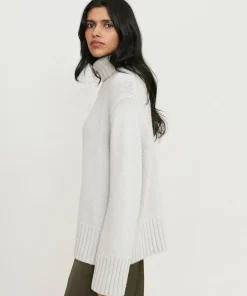 Jenni Kayne Cashmere Jet Turtleneck Sugar Outlet