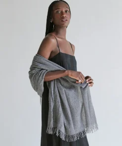 Jenni Kayne Cashmere Shawl Thunder Clearance