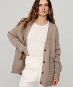 Jenni Kayne Cashmere Spencer Cardigan Almond Sale