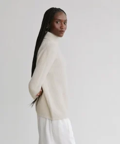 Jenni Kayne Cashmere Turtleneck Ivory Clearance