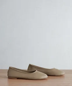 Jenni Kayne Charlotte Ballet Flat Khaki New