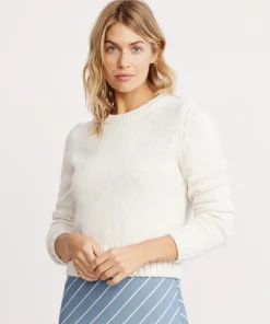 Jenni Kayne Classic Crewneck Bone Clearance