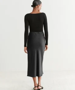 Jenni Kayne Cleo Slip Skirt Black Online