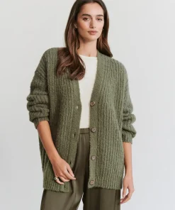 Jenni Kayne Cocoon Cardigan Olive Best