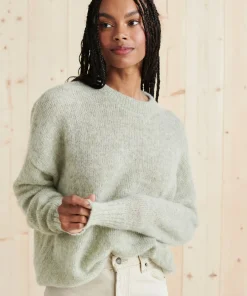 Jenni Kayne Cocoon Crewneck Thyme Hot