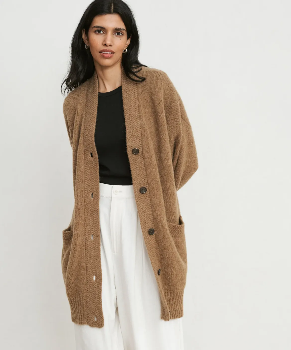 Jenni Kayne Cottage Cardigan Tan Best