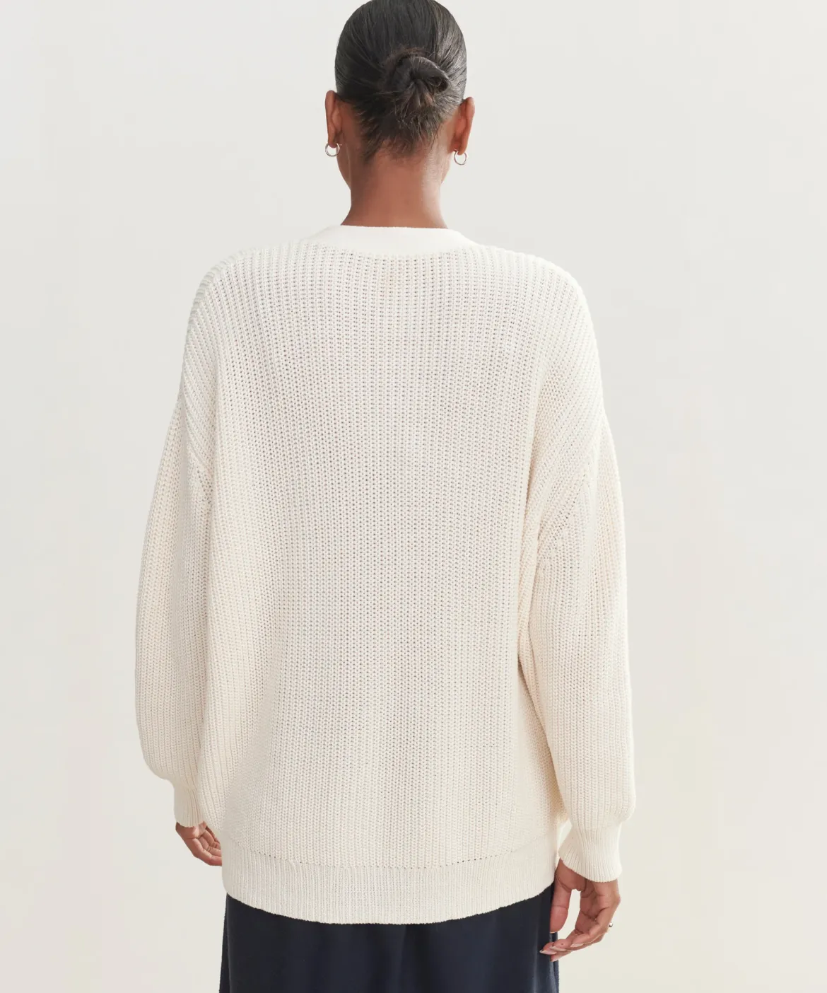 Jenni Kayne Cotton Cocoon Cardigan Ivory Discount