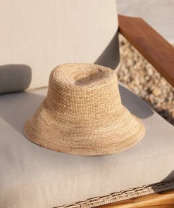 Jenni Kayne Crochet Raffia Sun Hat Natural Hot