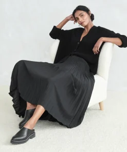 Jenni Kayne Cropped Cashmere Cocoon Cardigan Black Best