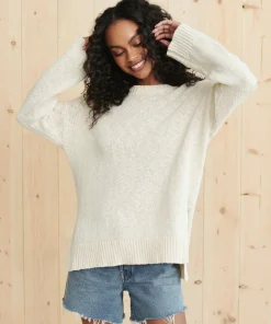 Jenni Kayne Cruise Boyfriend Sweater Ivory New