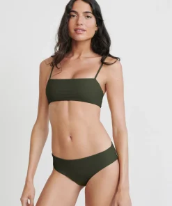 Jenni Kayne Cruz Bay Bikini Bottom Dark Olive Online