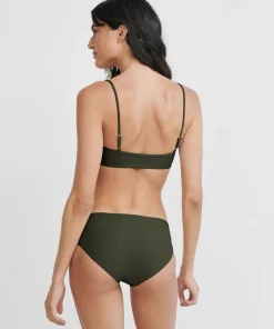Jenni Kayne Cruz Bay Bikini Bottom Dark Olive Online