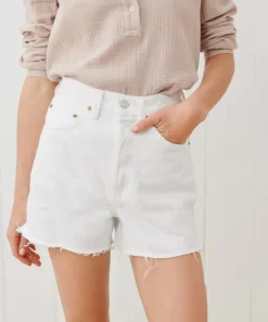 Jenni Kayne Cutoff Shorts White Outlet