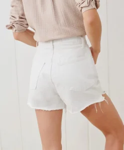 Jenni Kayne Cutoff Shorts White Outlet