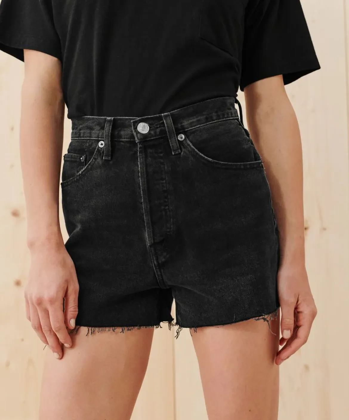 Jenni Kayne Cutoff Shorts Black 3 Outlet