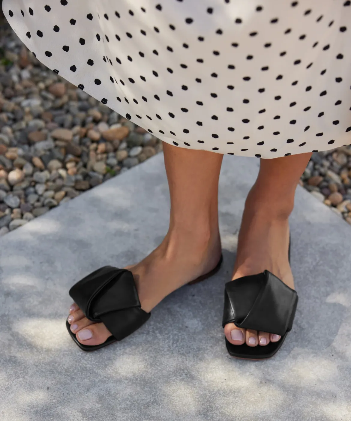 Jenni Kayne Dani Slide Black New