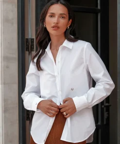 Jenni Kayne Dutton Embroidered Shirt White Best